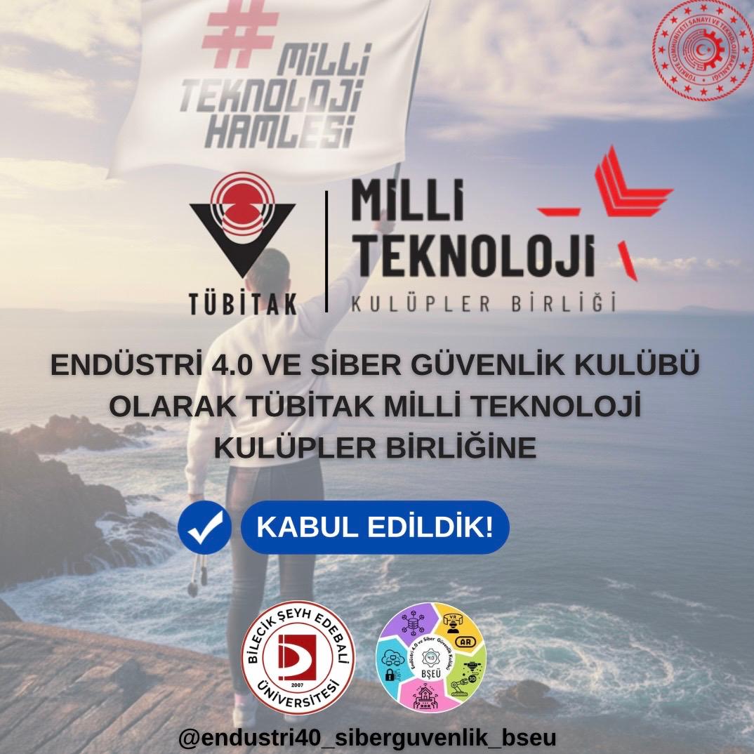 Milli Teknoloji Kulüpler Birliği Üyeliğimiz